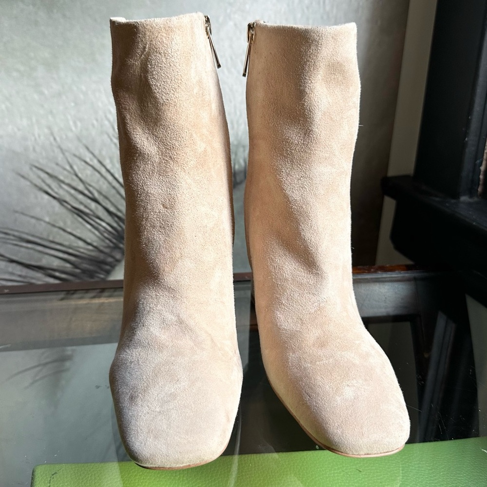 🌸SAM EDELMAN🌸 Fawn Booties Suede Warn Oat Suede size 8 - Picture 7 of 16